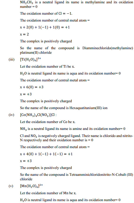 HBSE 12th Class Chemistry Solutions Chapter 9 Coordination Compounds 20