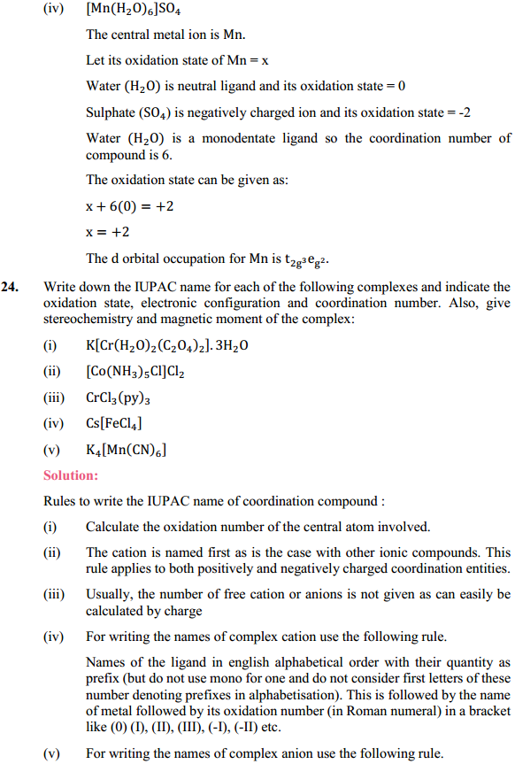 HBSE 12th Class Chemistry Solutions Chapter 9 Coordination Compounds 36