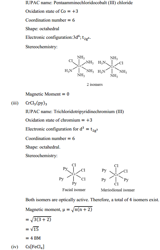 HBSE 12th Class Chemistry Solutions Chapter 9 Coordination Compounds 38