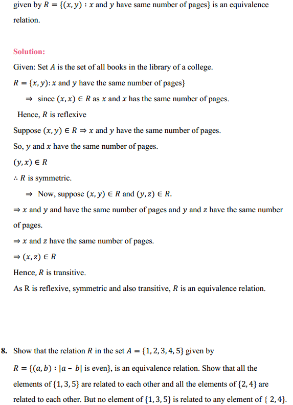 HBSE 12th Class Maths Solutions Chapter 1 Relations and Functions Ex 1.1 10
