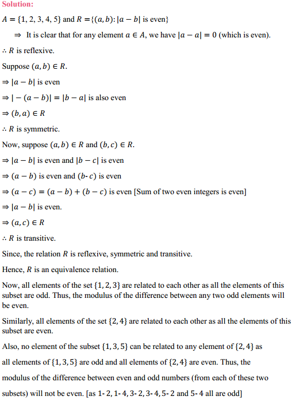HBSE 12th Class Maths Solutions Chapter 1 Relations and Functions Ex 1.1 11