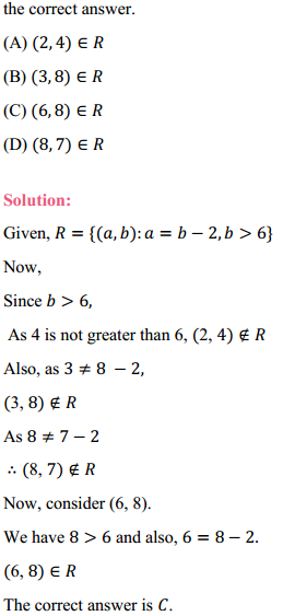 HBSE 12th Class Maths Solutions Chapter 1 Relations and Functions Ex 1.1 21