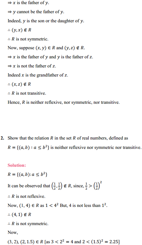 HBSE 12th Class Maths Solutions Chapter 1 Relations and Functions Ex 1.1 6