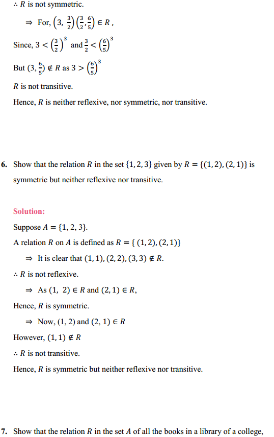 HBSE 12th Class Maths Solutions Chapter 1 Relations and Functions Ex 1.1 9