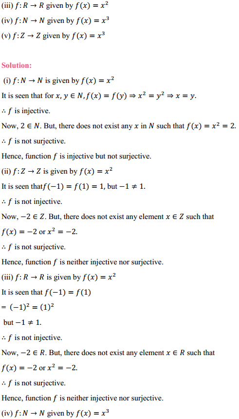 HBSE 12th Class Maths Solutions Chapter 1 Relations and Functions Ex 1.2 3