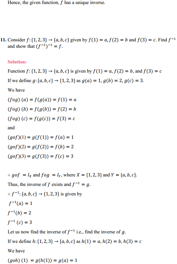 HBSE 12th Class Maths Solutions Chapter 1 Relations and Functions Ex 1.3 10
