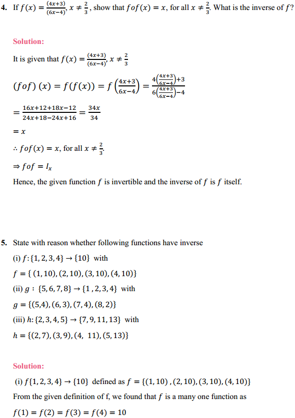 HBSE 12th Class Maths Solutions Chapter 1 Relations and Functions Ex 1.3 3
