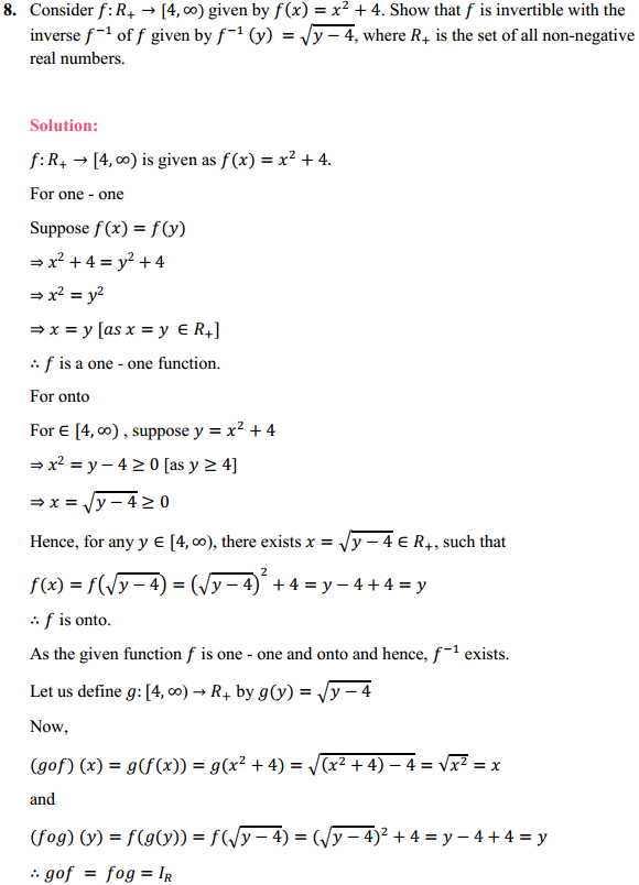 HBSE 12th Class Maths Solutions Chapter 1 Relations and Functions Ex 1.3 7