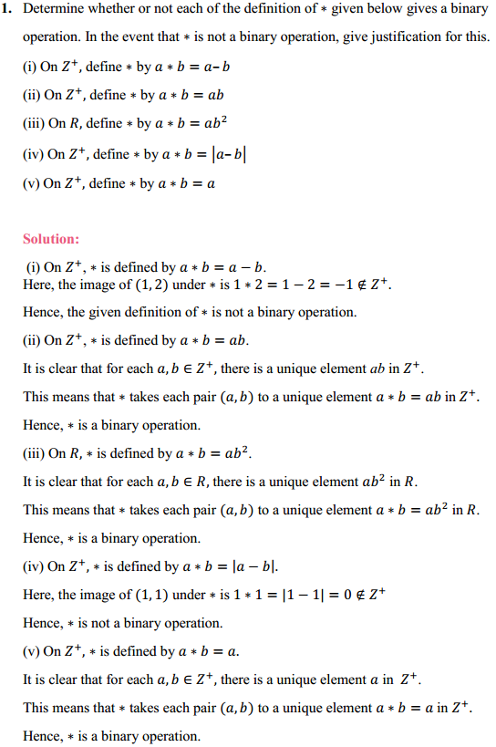 HBSE 12th Class Maths Solutions Chapter 1 Relations and Functions Ex 1.4 1