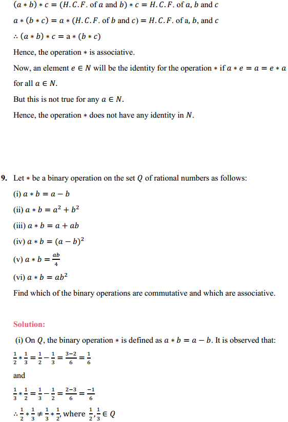 HBSE 12th Class Maths Solutions Chapter 1 Relations and Functions Ex 1.4 10