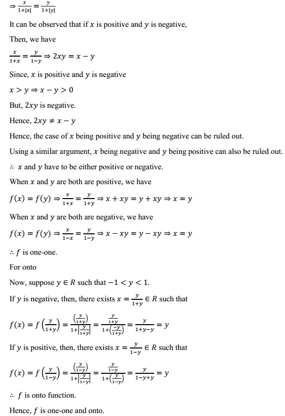 HBSE 12th Class Maths Solutions Chapter 1 Relations and Functions Miscellaneous Exercise 5