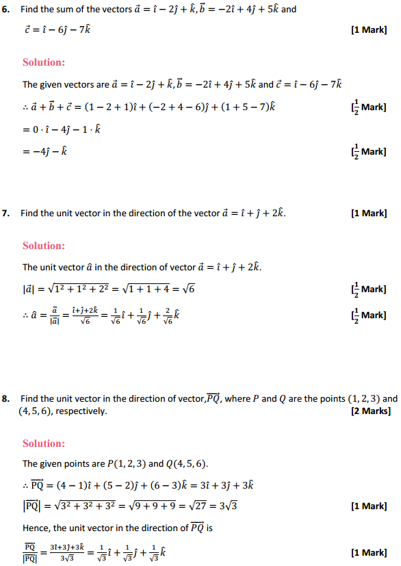 HBSE 12th Class Maths Solutions Chapter 10 Vector Algebra Ex 10.2 3
