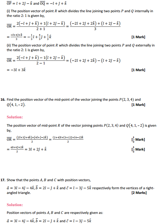 HBSE 12th Class Maths Solutions Chapter 10 Vector Algebra Ex 10.2 7