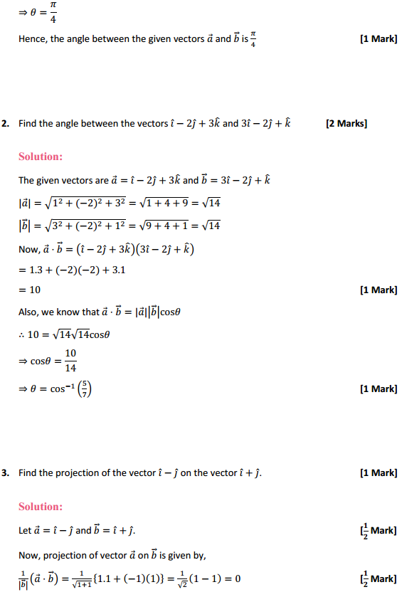 HBSE 12th Class Maths Solutions Chapter 10 Vector Algebra Ex 10.3 2