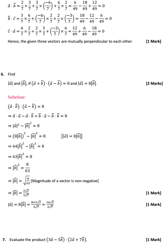 HBSE 12th Class Maths Solutions Chapter 10 Vector Algebra Ex 10.3 4