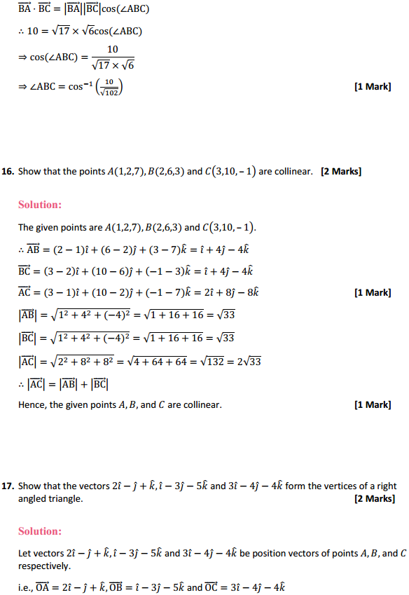 HBSE 12th Class Maths Solutions Chapter 10 Vector Algebra Ex 10.3 9