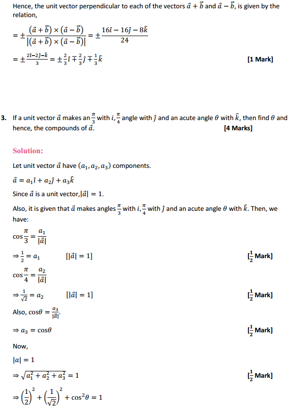 HBSE 12th Class Maths Solutions Chapter 10 Vector Algebra Ex 10.4 2