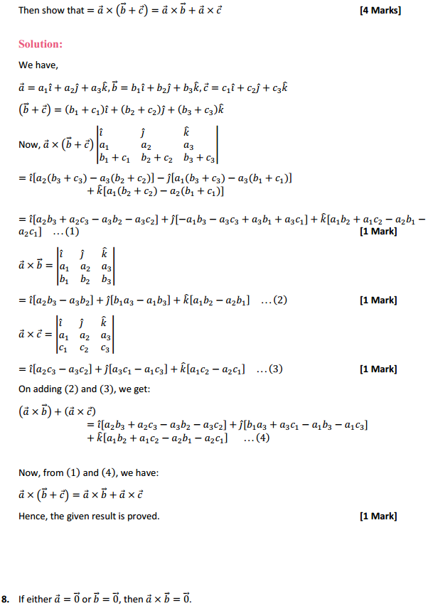 HBSE 12th Class Maths Solutions Chapter 10 Vector Algebra Ex 10.4 5