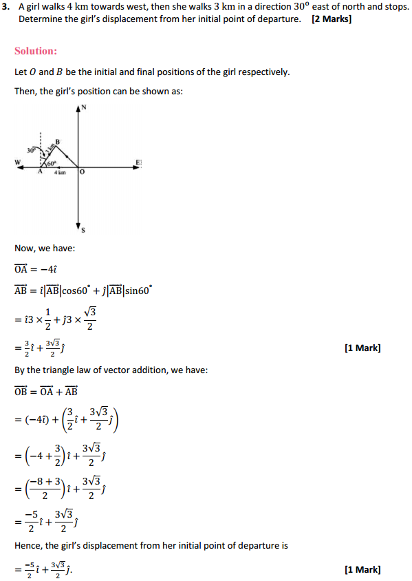 HBSE 12th Class Maths Solutions Chapter 10 Vector Algebra Miscellaneous Exercise 2
