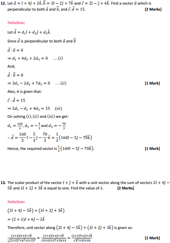 HBSE 12th Class Maths Solutions Chapter 10 Vector Algebra Miscellaneous Exercise 8