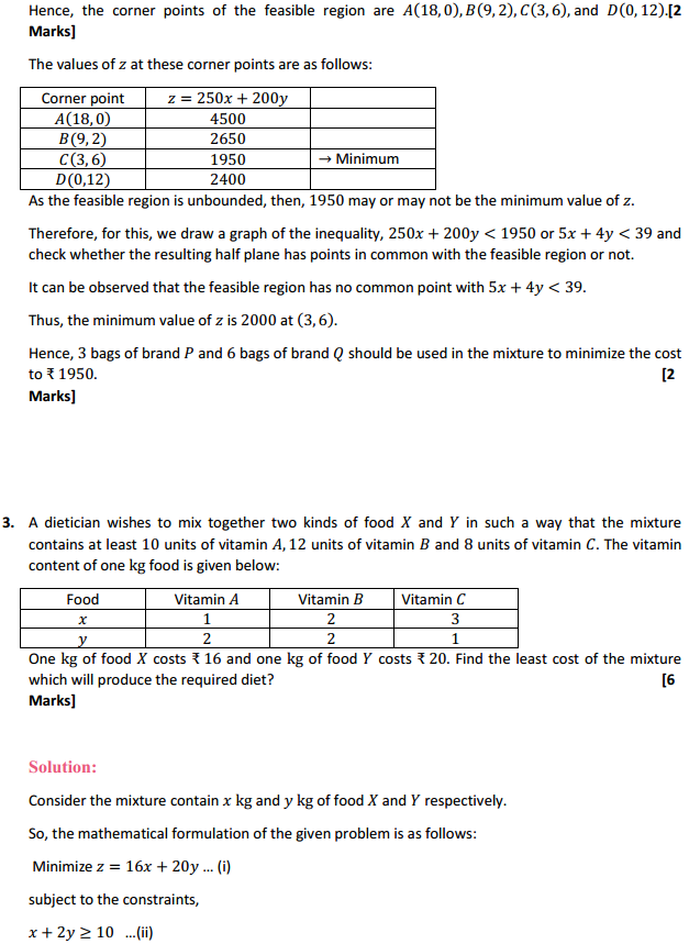 HBSE 12th Class Maths Solutions Chapter 12 Linear Programming Miscellaneous Exercise 4