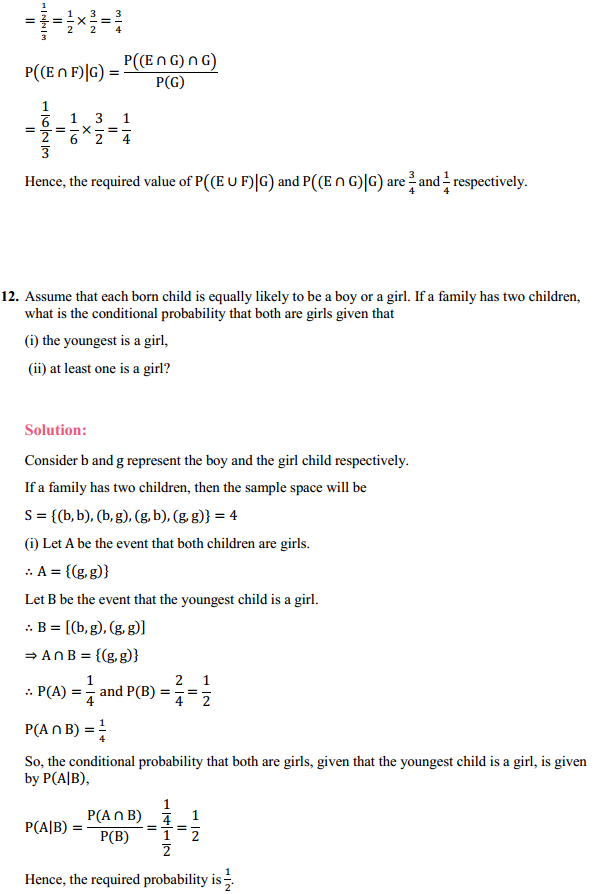 HBSE 12th Class Maths Solutions Chapter 13 Probability Ex 13.1 15