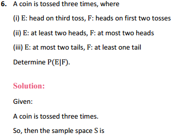 HBSE 12th Class Maths Solutions Chapter 13 Probability Ex 13.1 5