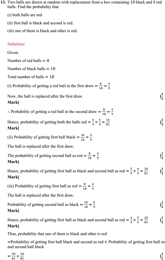 HBSE 12th Class Maths Solutions Chapter 13 Probability Ex 13.2 16