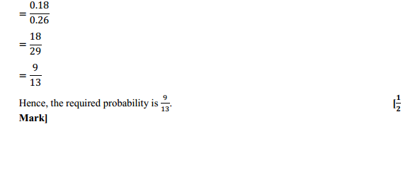 HBSE 12th Class Maths Solutions Chapter 13 Probability Ex 13.3 4