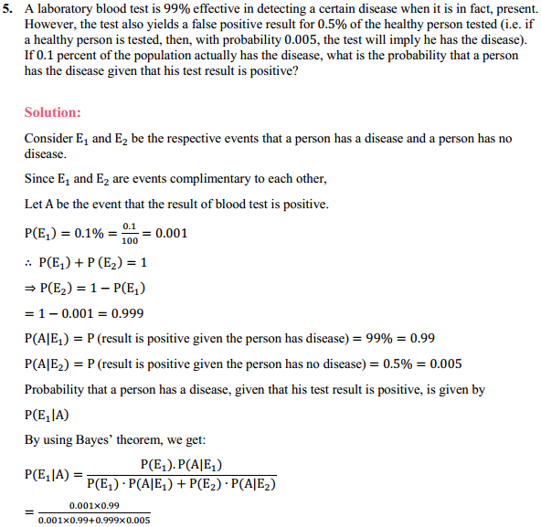 HBSE 12th Class Maths Solutions Chapter 13 Probability Ex 13.3 7