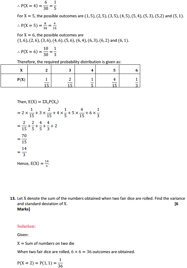 HBSE 12th Class Maths Solutions Chapter 13 Probability Ex 13.4 22