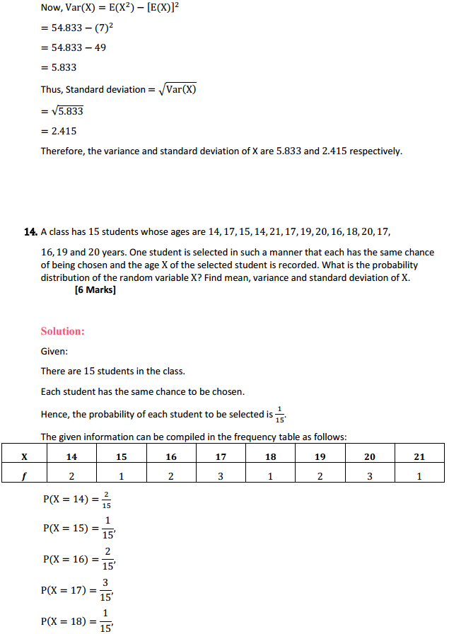 HBSE 12th Class Maths Solutions Chapter 13 Probability Ex 13.4 25