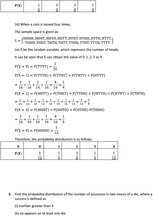 HBSE 12th Class Maths Solutions Chapter 13 Probability Ex 13.4 8