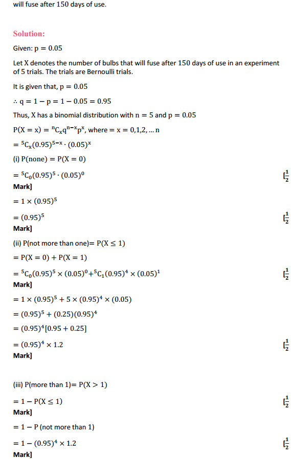 HBSE 12th Class Maths Solutions Chapter 13 Probability Ex 13.5 6