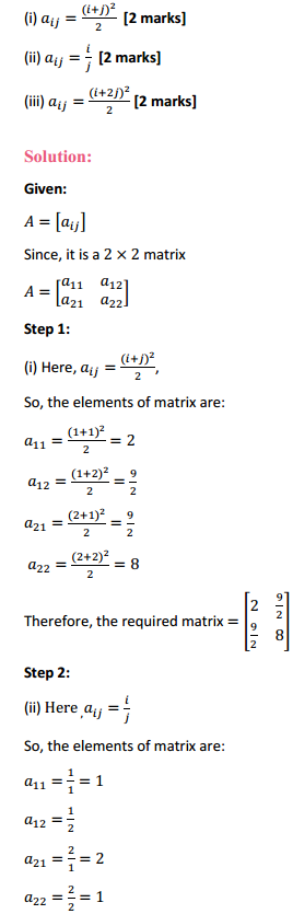 HBSE 12th Class Maths Solutions Chapter 3 Matrices Ex 3.1 3