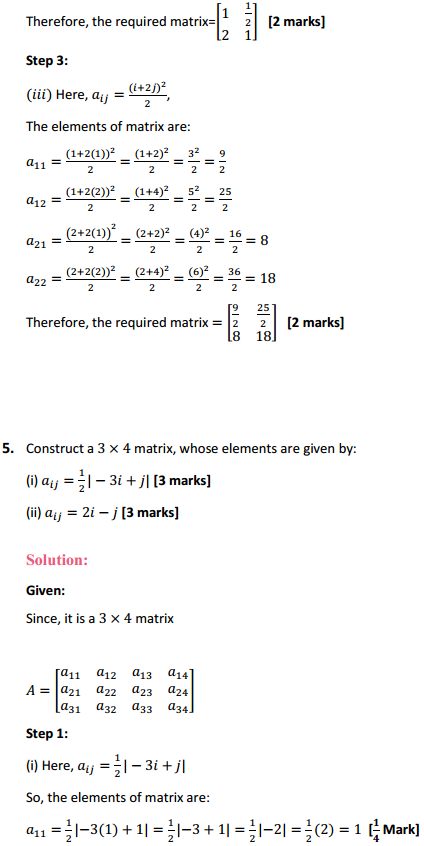 HBSE 12th Class Maths Solutions Chapter 3 Matrices Ex 3.1 4