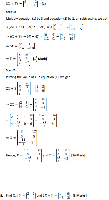 HBSE 12th Class Maths Solutions Chapter 3 Matrices Ex 3.2 12