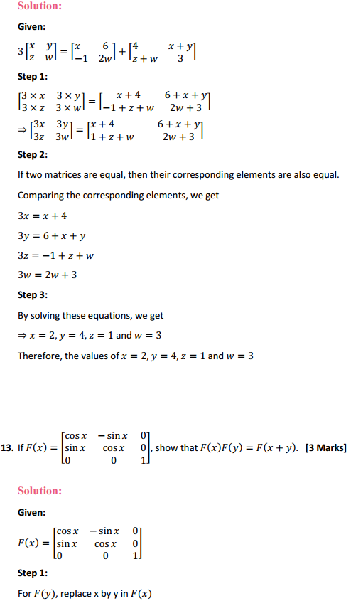 HBSE 12th Class Maths Solutions Chapter 3 Matrices Ex 3.2 16