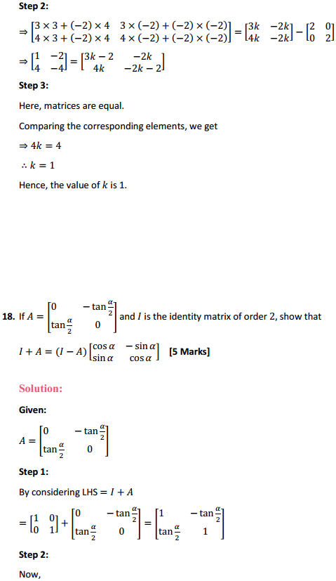 HBSE 12th Class Maths Solutions Chapter 3 Matrices Ex 3.2 23