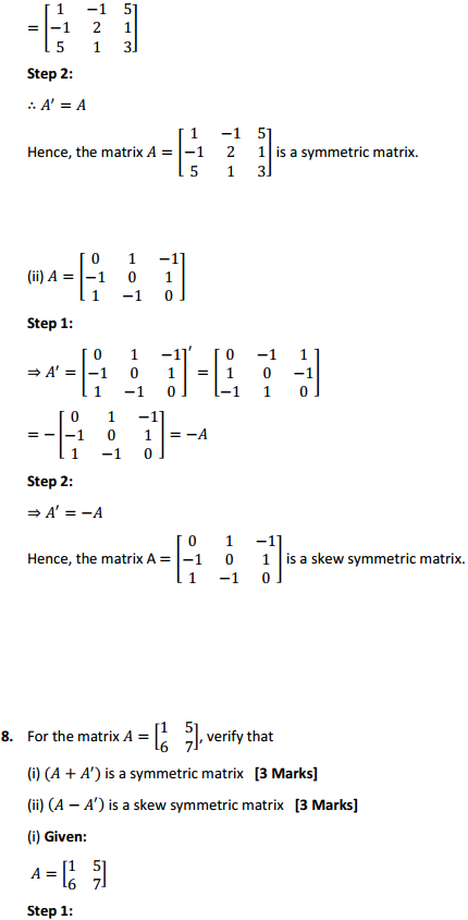 HBSE 12th Class Maths Solutions Chapter 3 Matrices Ex 3.3 11