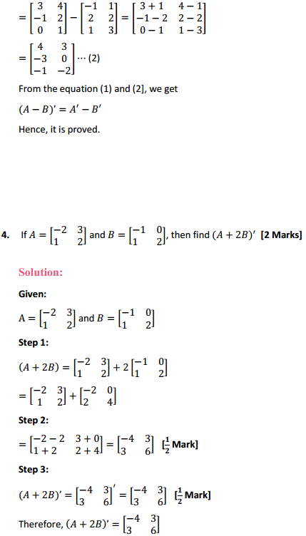 HBSE 12th Class Maths Solutions Chapter 3 Matrices Ex 3.3 6