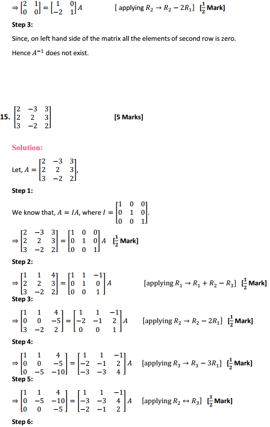 HBSE 12th Class Maths Solutions Chapter 3 Matrices Ex 3.4 12