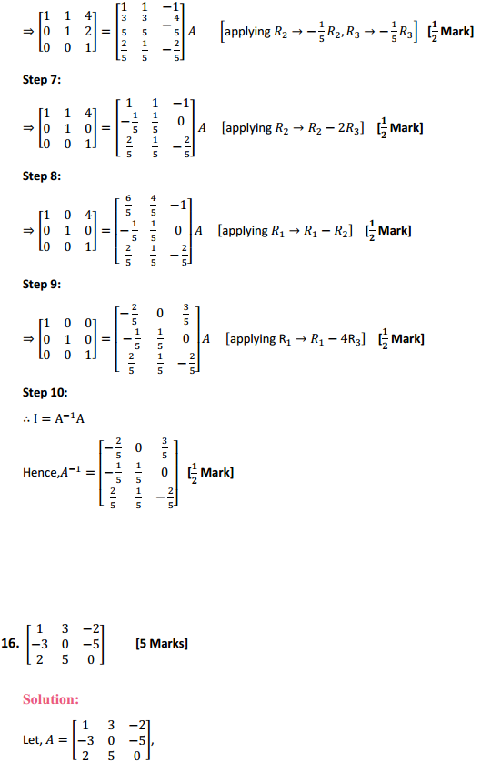HBSE 12th Class Maths Solutions Chapter 3 Matrices Ex 3.4 13