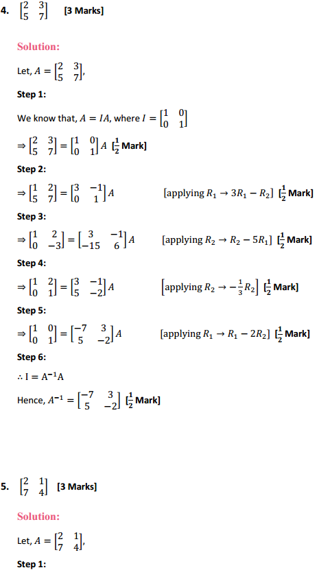 HBSE 12th Class Maths Solutions Chapter 3 Matrices Ex 3.4 4