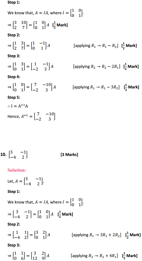 HBSE 12th Class Maths Solutions Chapter 3 Matrices Ex 3.4 8