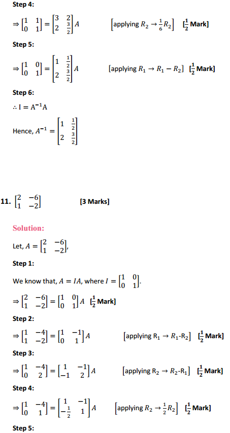 HBSE 12th Class Maths Solutions Chapter 3 Matrices Ex 3.4 9