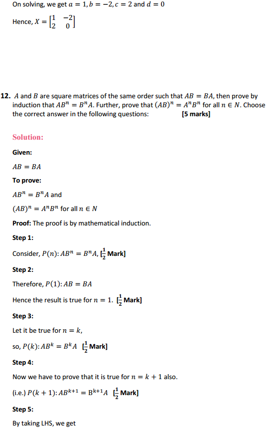 HBSE 12th Class Maths Solutions Chapter 3 Matrices Miscellaneous Exercise 14