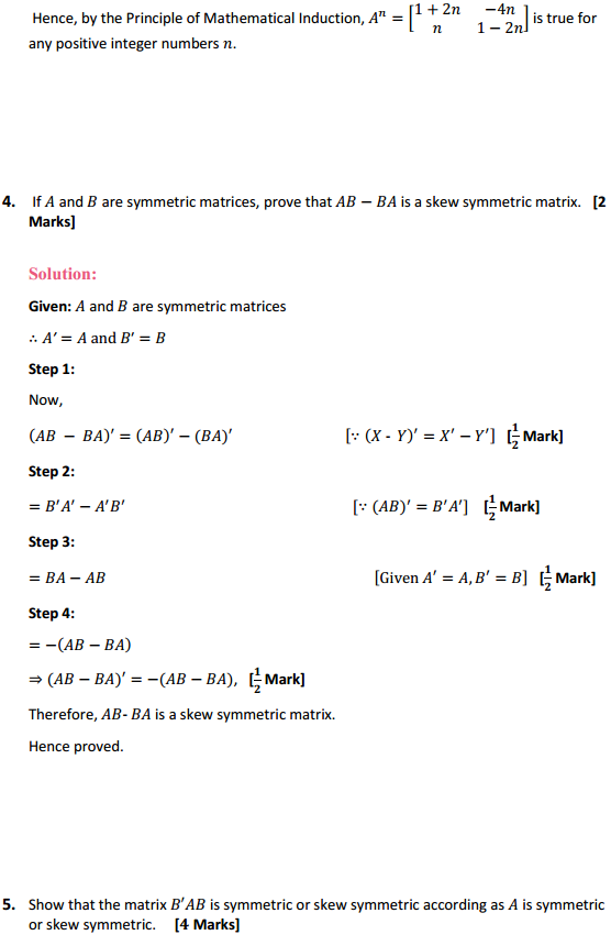 HBSE 12th Class Maths Solutions Chapter 3 Matrices Miscellaneous Exercise 6