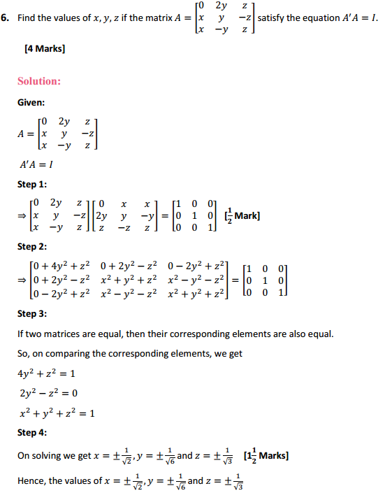 HBSE 12th Class Maths Solutions Chapter 3 Matrices Miscellaneous Exercise 8