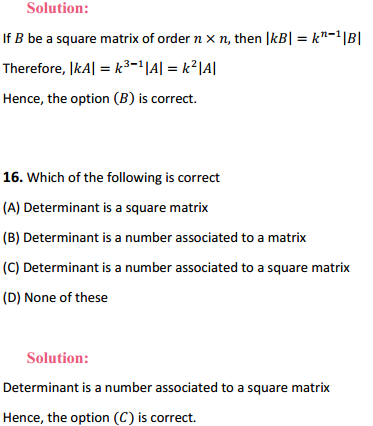 HBSE 12th Class Maths Solutions Chapter 4 Determinants Ex 4.2 13